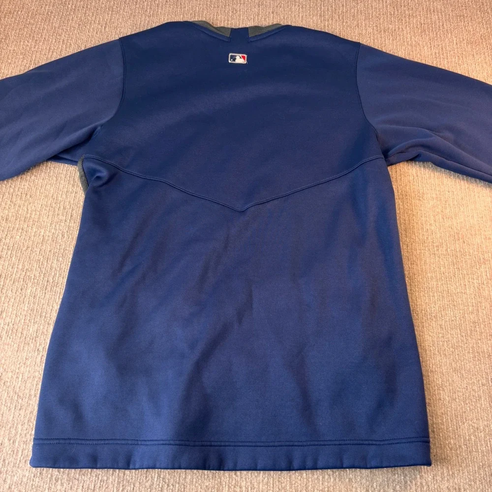 Nike Gray Blue Thermal Fit Crewneck Sweatshirt Men's Size Medium Boston Red Sox